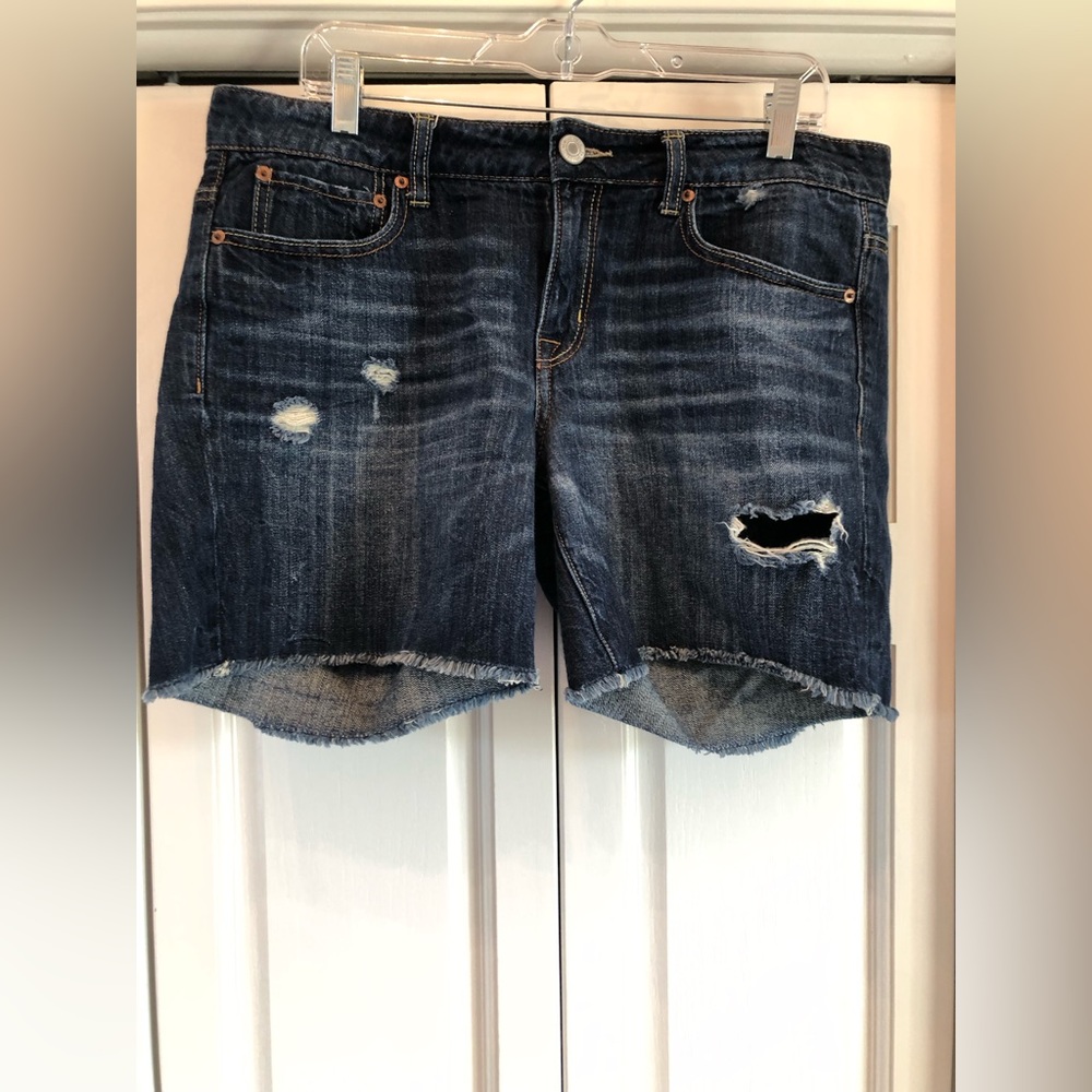 American Eagle denim distressed shorts, 10